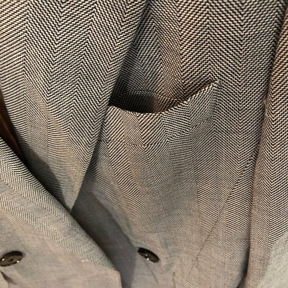 Landscape- Oversized Gray Blazer - Picture 10 of 16